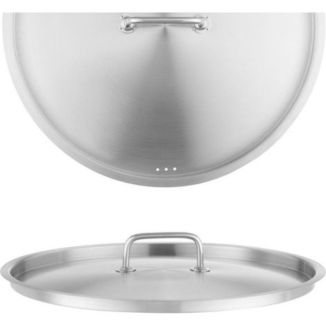 Couvercle Casserole - Acier Inoxydable 18/0 - Diamètre 360 mm - Compatible Gamme Kitchen Line - 1 Pièce (1/3)