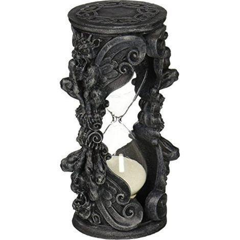 Design Toscano WU71561 Clessidra Gotica a Forma di Gargoyle i Granelli del Tempo, Grigio (1/4)