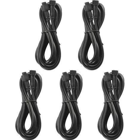 10 pcs 1M 2Pin Câble d'extension IP67 résistant à l'eau pour lampes LED Couleu RGB Spot Led Eclairage extérieur Spot (1/5)
