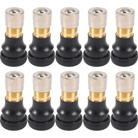 10 PièCes Scooter éLectrique Tubeless Pneu Valve de Vide Gaz Roue pour M365 Accessoires
