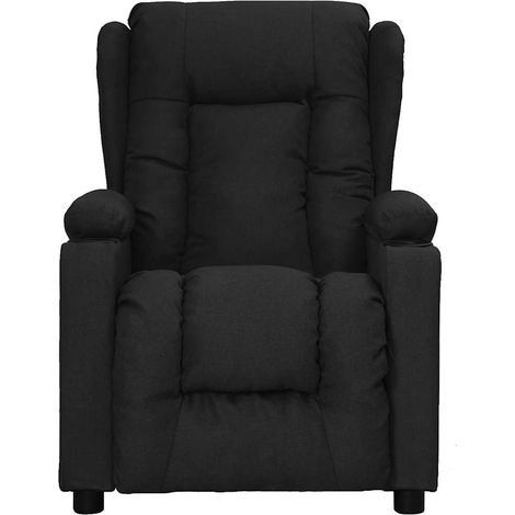 Maison Exclusive - Relaxsessel Schwarz Stoff (1/5)