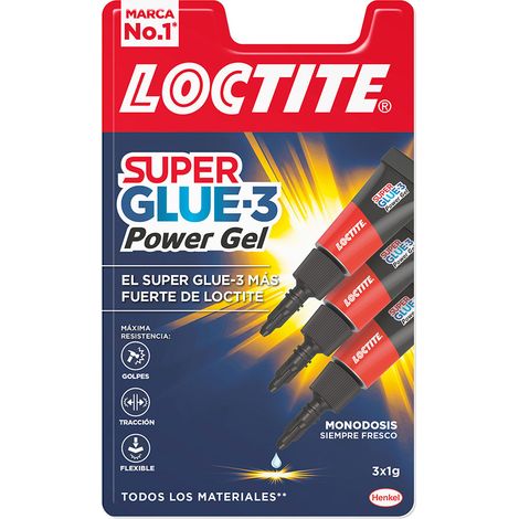 Loctite Super Glue Mini Trio Flex Colle Cyanoacrylate Ultra-forte Et Flexible - Loctite (1/2)