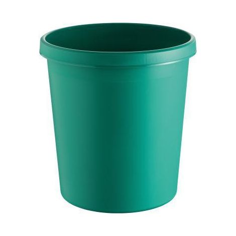 helit Papierkorb H6105852 18l rund Kunststoff grün (1/4)