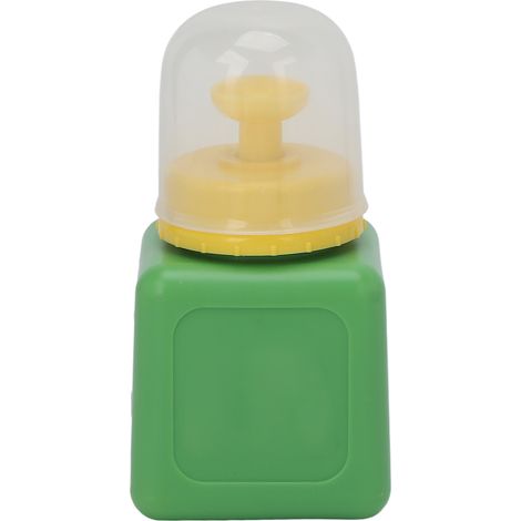 Biberon vide 120ml vert distributeur rechargeable pour démaquillant, flacon de toner rechargeable vide, forme biberon. (1/5)