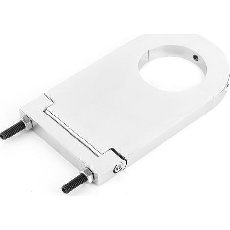 RSRS725C 4.5-inch Chrome Aluminum Steering Column Downward Bracket, for 2-inch SBC/BBC 350 Columns (1/5)