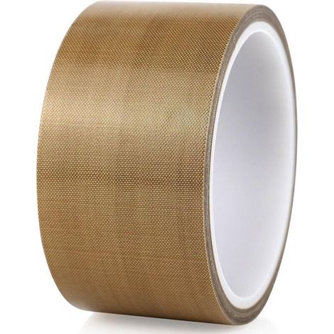 Ruban haute température 2in x 10m(33ft) pour machine à sceller sous vide, scelleuses à impulsion manuelle Isolation Ruban adhésif en fibre de verre enduit (1/5)