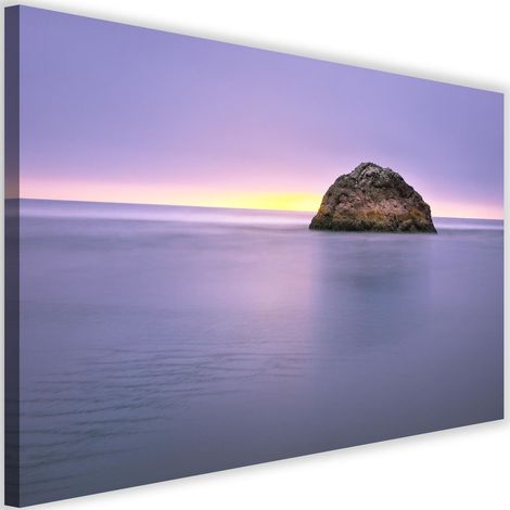 Tableau déco Jupe sur la mer Violet 90x60 (1/5)