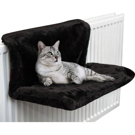 Lit de radiateur à suspendre pour chat et chien, chaud et confortable . Solide et durable. Avec housse lavable en machine et châssis pliable pour un rangement facile (1/5)