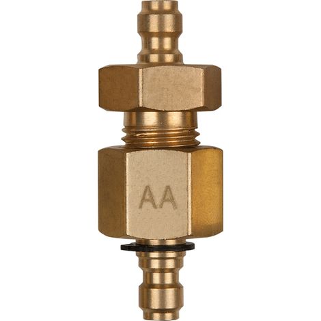 KS Tools Doppel-Adapterstück M14x1,5 Innen- und Außengewinde und 3/8 Schlauchanschluss
