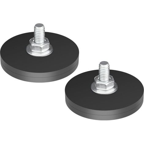 Supports de montage magnétiques M6 5 mm, boulons universels pour barre lumineuse LED, lampe de travail LED, voiture, camion, véhicule tout-terrain 4x4.