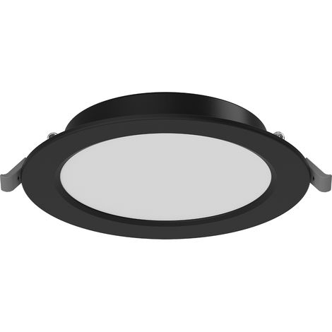 Mexen LDRR panneau de plafond encastré LED downlight fi 14 cm, 9W, Neutre - 4000K, 720 lm, noir - L210-014-0940-70 (1/5)
