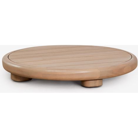 SKLUM Gerard Couchtisch aus Akazienholz &x2194&xFE0E 70 cm Helles Akazienbraun