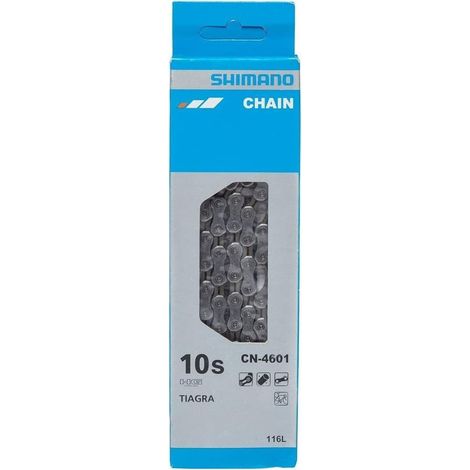Chaîne Shimano 10 vitesses 116 maillons CN-4601 + axe (1/2)