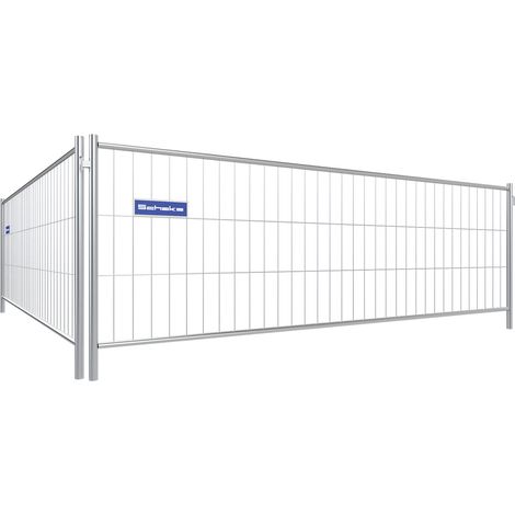 Schake Mobilzaun Standard Element ohne Haken und Ösen 3,5x1,2m