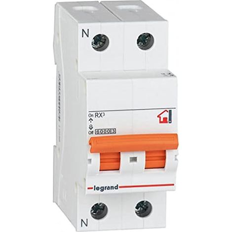 Interrupteur et disjoncteur Legrand 419928 25 ampères 6 kA