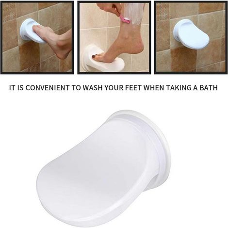 pédale de douche à ventouse pour salle de bain, modèle très populaire, repose-pieds pour salle de bain à domicile
