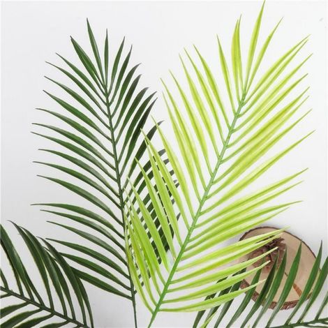 Große künstliche Topfpflanze (51 cm) – Dekorative künstliche Palme, grüne Zimmerdekoration, kein Gießen erforderlich (1/4)