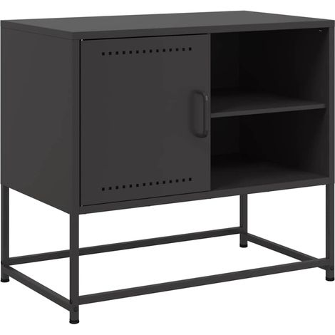 Maison Exclusive - TV-Schrank Schwarz 68x39x60,5 cm Stahl