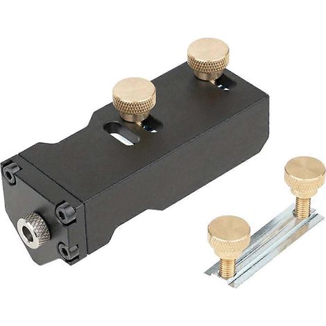 Outil auxiliaire : Dispositif de serrage et de positionnement multifonctionnel compact à taraudage manuel, compatible avec les profilés en aluminium de type 20/30/40. (1/5)