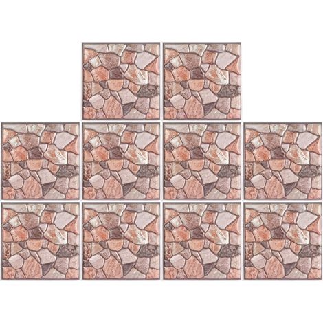 10 Autocollants Adhésifs Céramique pour Mur Cuisine Salle de Bain Décoratifs (1/5)