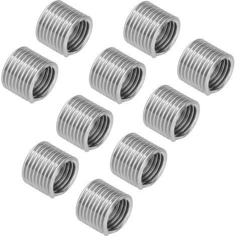 Lot de 10 inserts filetés mâles et femelles réducteurs, outil de réparation, fixation en acier inoxydable M18x2,51,5D (1/5)