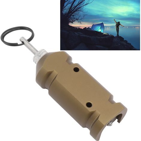 Perimeter-Reisealarm, 12-Gauge-Draht-Alarmgerät mit 360°-Rundumabdeckung, 4-facher Camping-Perimeterschutz (1/5)