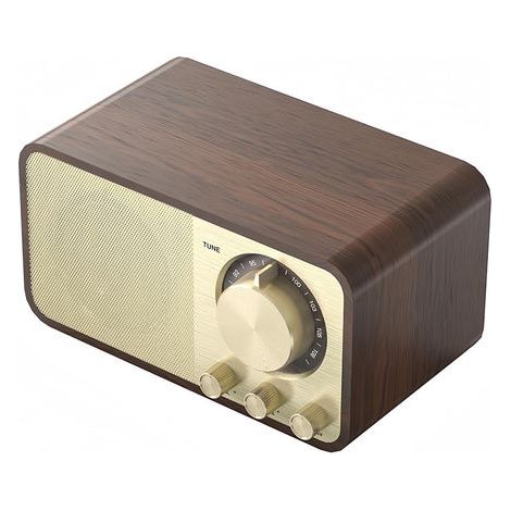 Poste Vintage Radio Bluetooth Portable AUX/USB, Haut-parleur 5 Watts pour Cuisine, Chambre, Bureau (1/5)