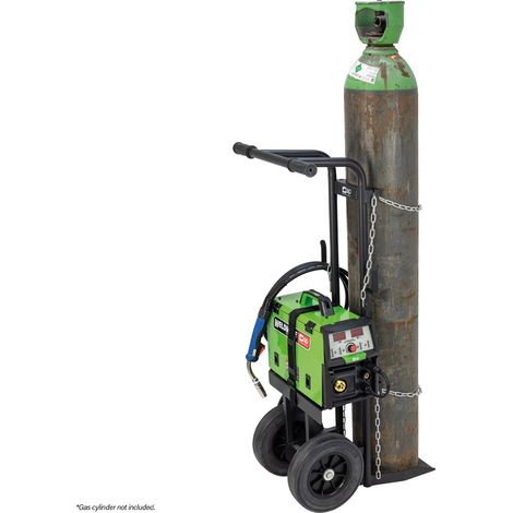 SIP WELDMATE PRO 200A MIG/ARC/TIG Synergic Inverter Welder with Trolley Package - L96 x W67.5 x H144.5 cm
