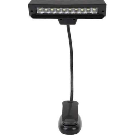 Lampe à pince LED - Rechargeable USB - Angle réglable - Haute luminosité