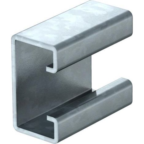 OBO Bettermann Pieza distanciadora para uso en US 3-riel 46x40x22,5 Acero galvanizado en caliente, 6416446