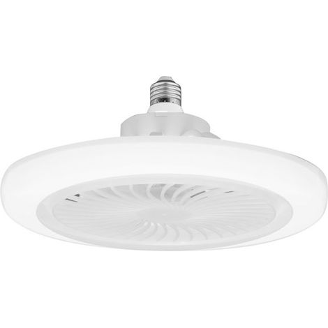 Ventilatore da soffitto moderno e confortevole con luce, telecomando, per cucina, camera da letto, soggiorno, casa, funzionamento silenzioso, 30W (1/5)