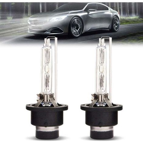 Xenon-Scheinwerferlampen D2S für Autos, 35 W, 6000 K, 85 V, Gasentladungslampe, hohe Leuchtkraft (2er-Pack) (1/4)
