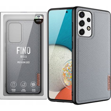 Custodia Dux Ducis Fino con cover in nylon per Samsung Galaxy A73 blu (1/5)