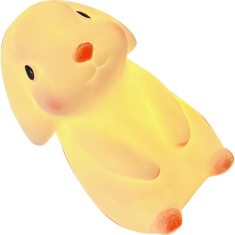 Lampe de chevet LED forme animal cartoon lapin déco moderne mignonne pour chambre salon en vinyle 82 g (1/5)