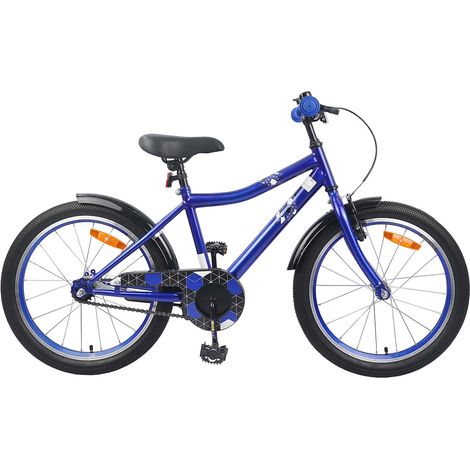 Teenpull – Kinderfahrrad 18 Zoll für 5-7 Jahre alt Dunkelblau (1/5)