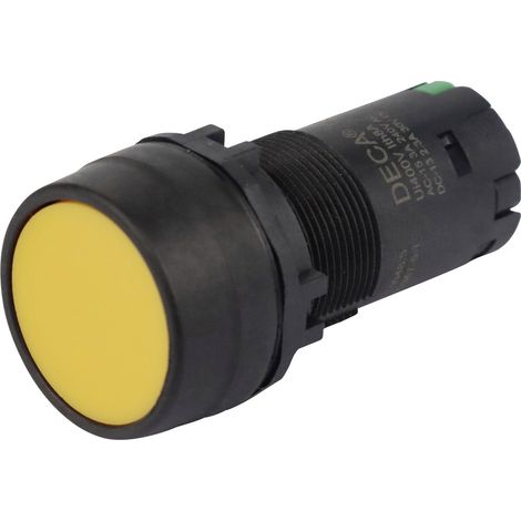DECA CP2B-M1E10Y Druckschalter 400 V 8 A Gelb tastend  (L x B x H) 29.9 x 20.5 x 55.5 mm  1 St.