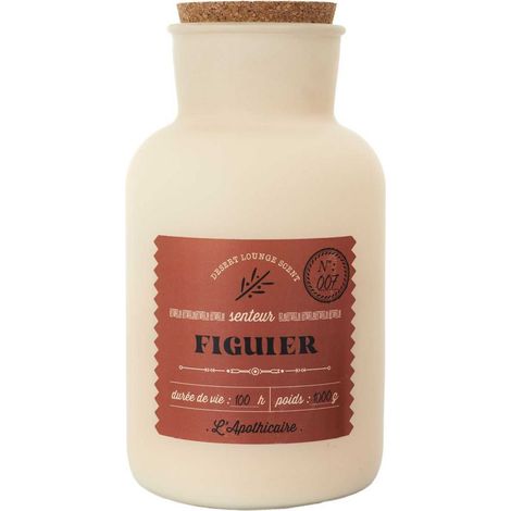 Bougie Parfumée Déco "Desert" 1000g Figue (1/5)