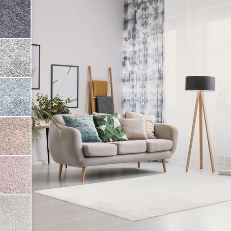 Tapis de Salon en velours Sundae, Crème 200 x 400 cm (1/5)
