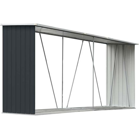 Maison Exclusive - Capannone da Giardino in Acciaio Zincato 330x84x152cm Antracite