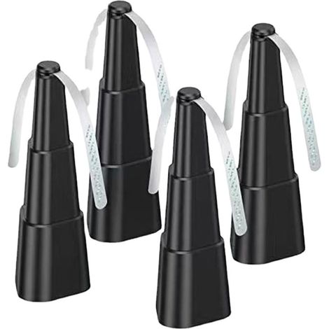 Lot de 4 ventilatoare repellenti insecte Cozevdnt, usoare si eficiente, pentru terasa si gradina, negru, utilizare exterioara (1/5)