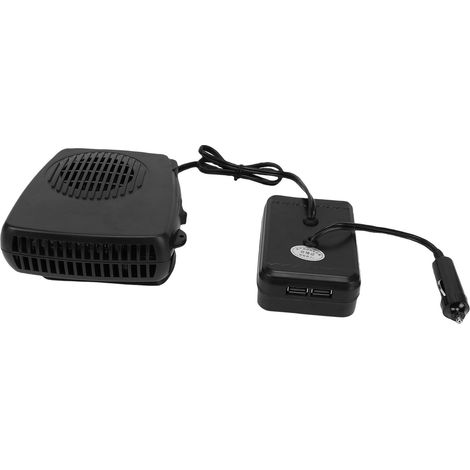 Chauffage portatif à batterie pour Makita BL1850 200W 2 réglages silencieux chauffage auto dégivreur désembueur avec 2 ports USB (1/5)