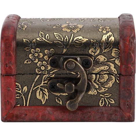 Vintage Style Wooden Box for Displaying and Storing Sweets, Jewelry, and Ornaments (1/5)