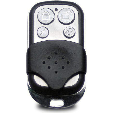 433MHz Accessoire pour système d'alarme, Commande à télécommande Noire à 2 unités (1/5)