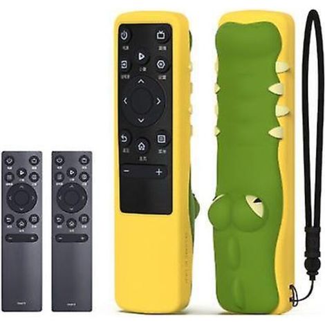 Krokodilförmige Silikon-Schutzhülle für die Hisense CN3A75/CN3V75 TV-Fernbedienung (1/4)