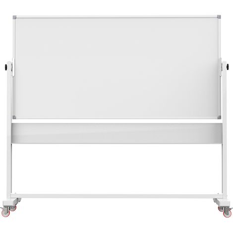 Fahrbares Whiteboard Premium Emaille – 90 x 120 cm