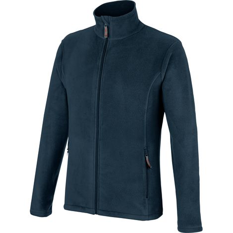Veste polaire de travail zippée Job + Würth MODYF marine S