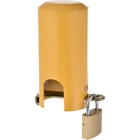 Serrure De Robinet - Tuyau d'Arrosage Et Housing Serrure Économie d'Eau Couvercle - Système De Verrouillage De Robinet Extérieur Empêchant Le Vol (1/5)