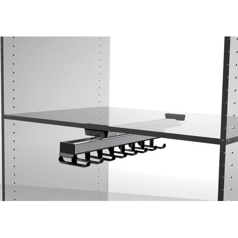 Porte accessoires coulissant - Décor : Noir - AMBOS