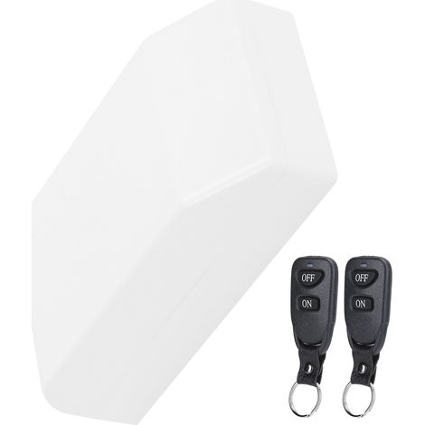 Contrôleur sans fil monocanal avec 2 modules de télécommande pour interrupteur d'éclairage