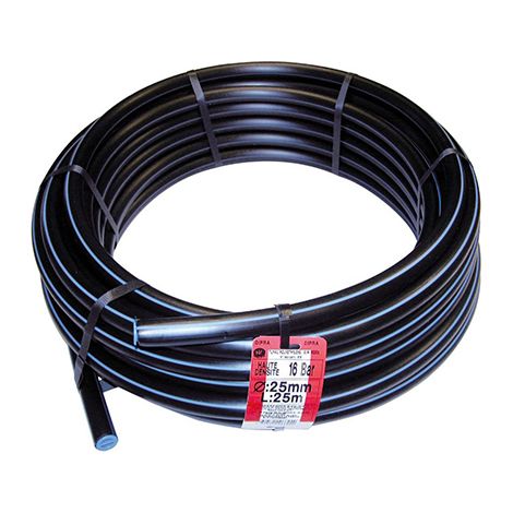 SPIDO - Tuyau d'alimentation en polyéthylène pour eaux potables Ø 32 mm - 50 m